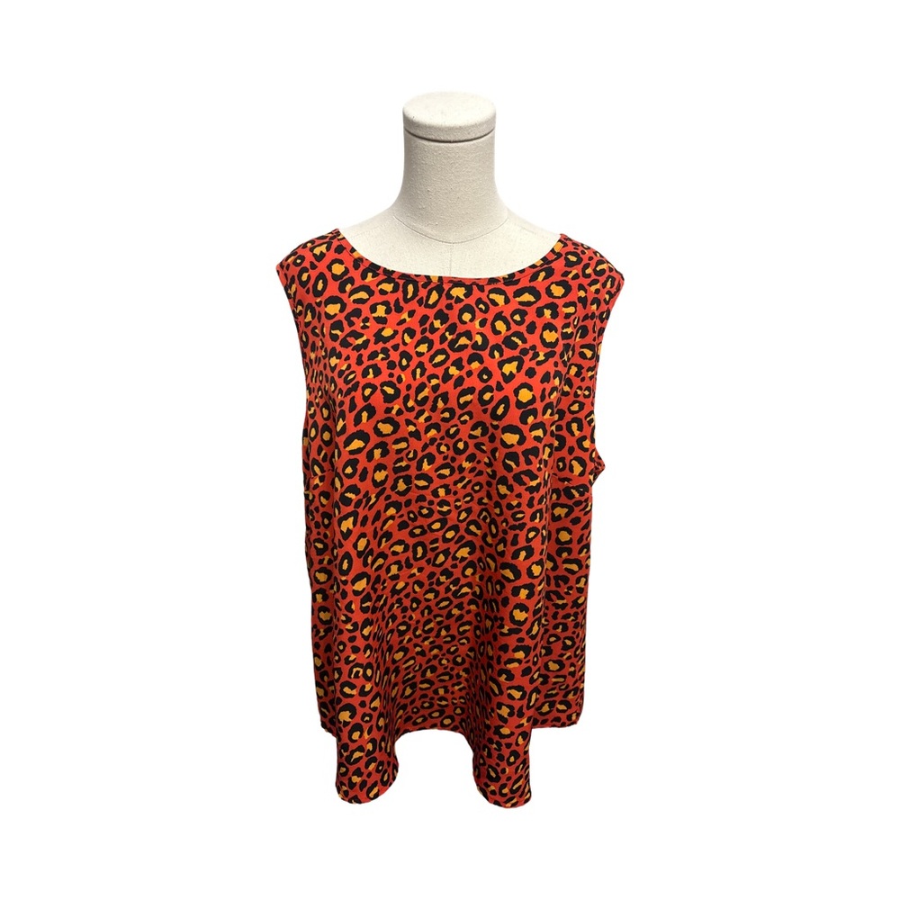 KENAR Leopard Print Women's Top - size XL